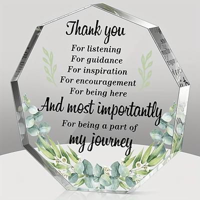 Geschenke für Frauen (10,2 x 10,2 cm), Geburtstagsgeschenke, Inspiration, religiöse Geschenke, spirituelle Geschenke, katholische Geschenke für Frauen, ihre Mutter, Freunde, Kollegin, Schwester (Acryl).