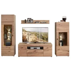 Wohnconcept Wohnwand Malaga Holz Braun Esche