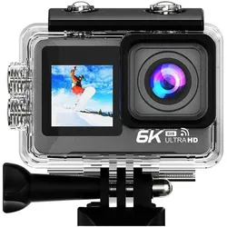 Moye Venture 6K Duo (30p, WLAN), Action Cam, Schwarz