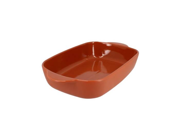 Plat à four en grès terracotta 33x20cm