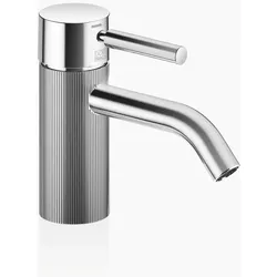 Dornbracht META Waschtisch-Einhandbatterie ohne Ablaufgarnitur, Ausladung 125mm, mit linearer Struktur, 33529660-00, Farbe: Chrom