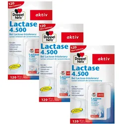 Doppelherz aktiv Lactase 4.500 3X120 St
