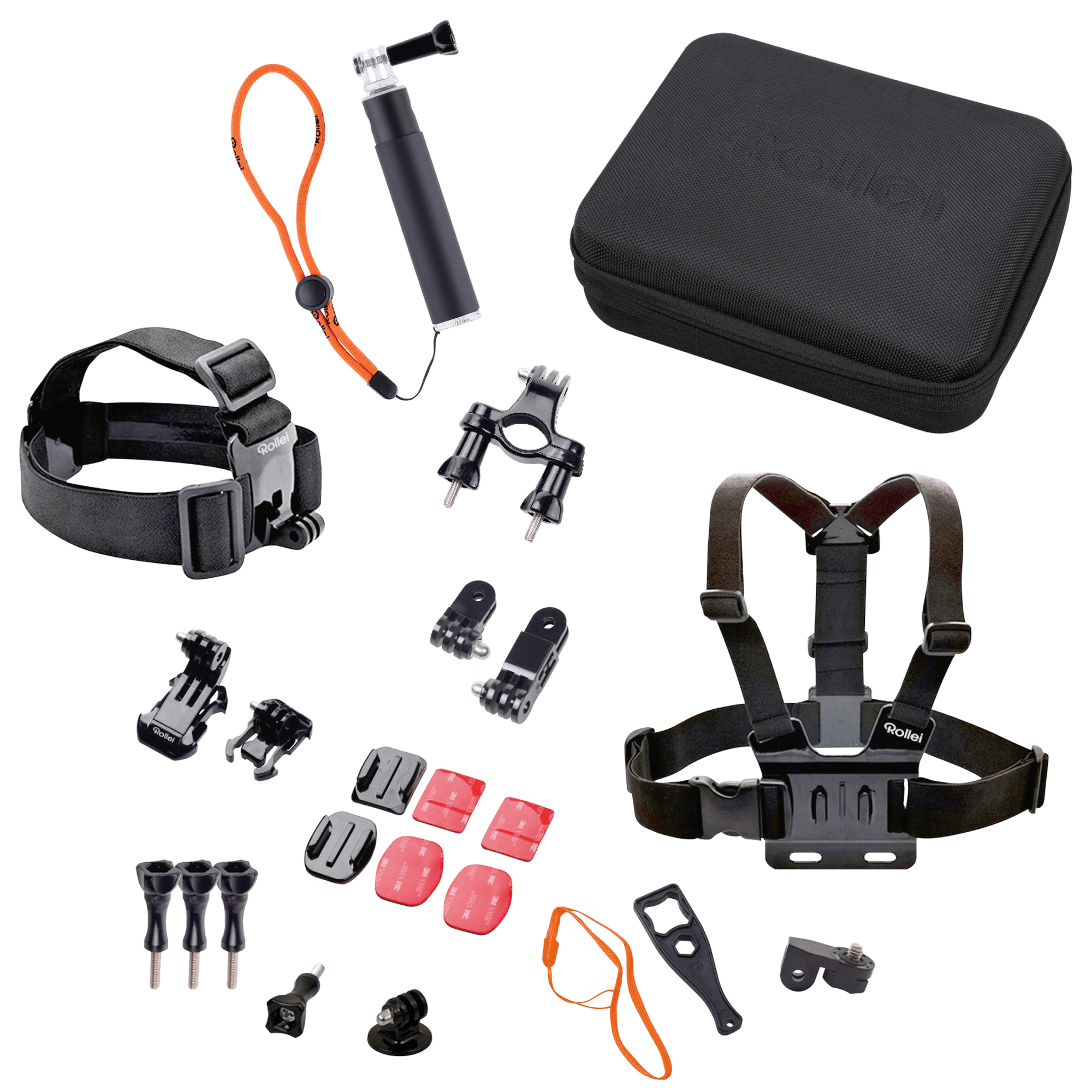 Rollei Actioncam Zubehör Set Outdoor für Actioncams und GoPro 21639