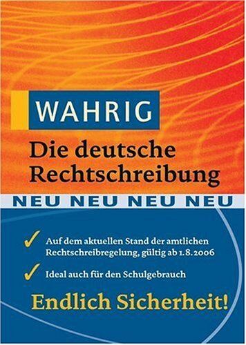 Ursula Hermann - Wahrig Die deutsche Rechtschreibung - Preis vom 04.10.2026 03:51:26 h