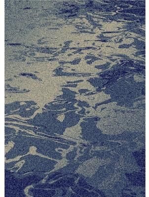 Mayberry Rug American Destination Waveland Navy Coastal Area Rug