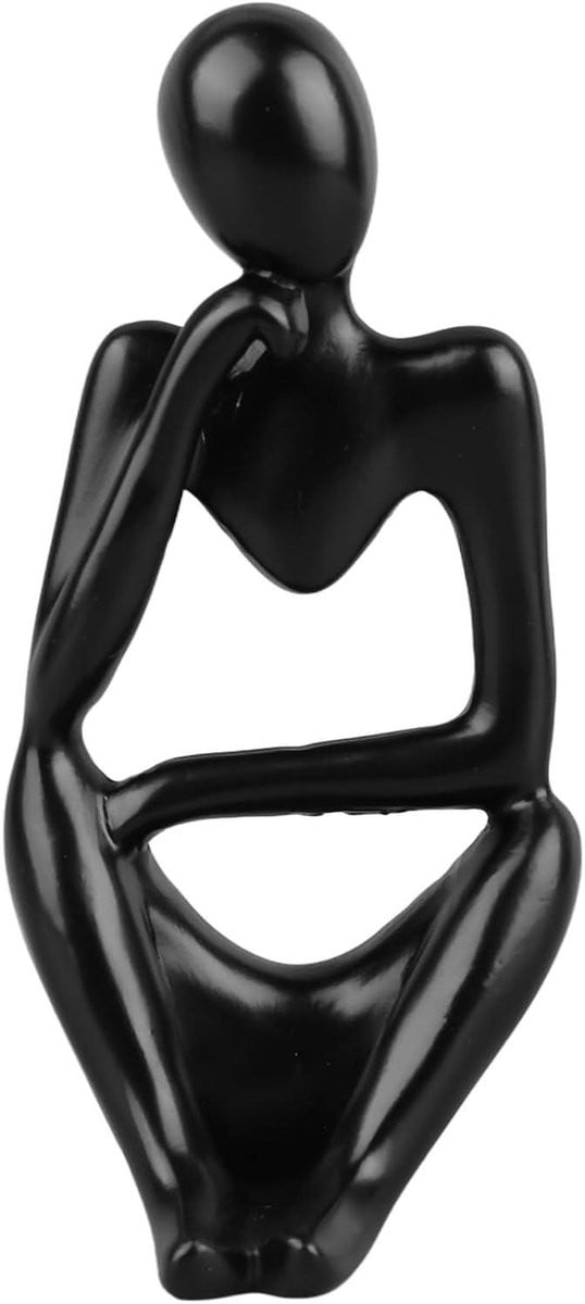 Denker Beeld Abstracte Sculptuur Huisdecoratie van Hars