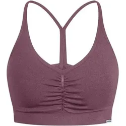 SMILODOX Sport BH Solid Scrunch, Größe XS in Lila Lila