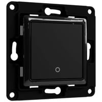 Wall Switch 1, Taster schwarz