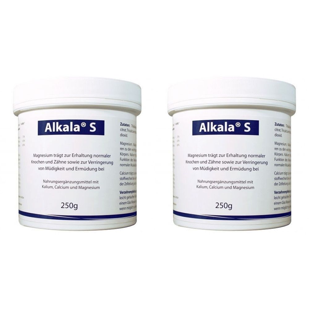 Alkala S Pulver z.Herst.e.Lösung z.Einnehmen 2x 2x250 g zur Herstellung einer Lösung zum Einnehmen