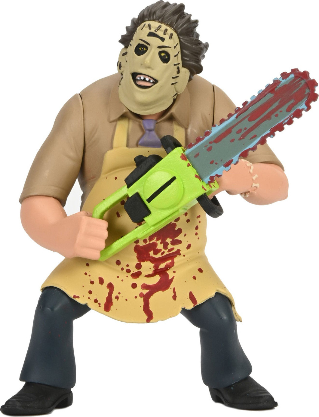 NECA Toony Terrors Texas Chainsaw Massacre Bloedige Leatherface actiefiguur 15 cm
