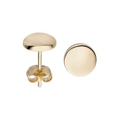 Paar Ohrstecker JOBO "Ohrringe 7 mm", gold (gelbgold 333), Ohrringe, Damen, 7mm, Gelbgold 333, 333 Gold