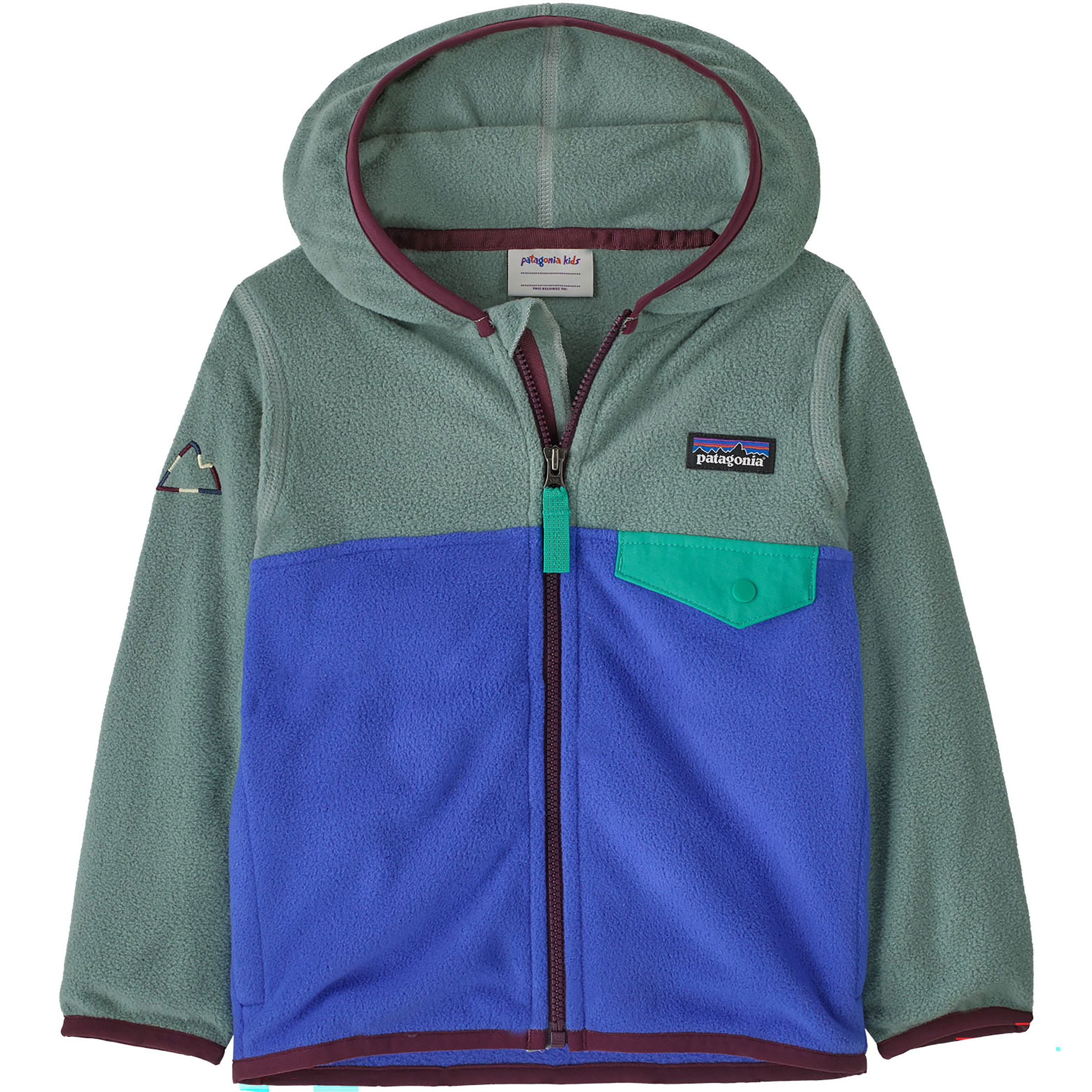 Patagonia Baby Micro D Snap-T Kinder Fleecejacke blau Größe 84 Lifestyle Atmungsaktiv