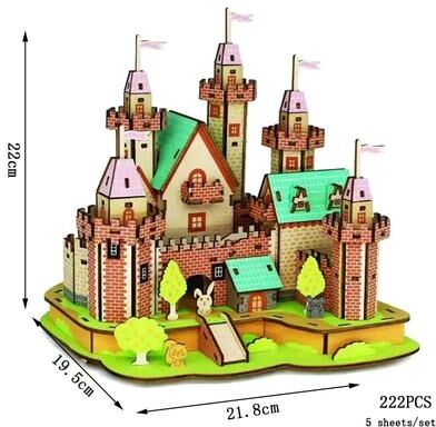 Uplifted Finds Retro Wooden Campervan 3D Car Puzzle DIY Model For Children paradise Castle