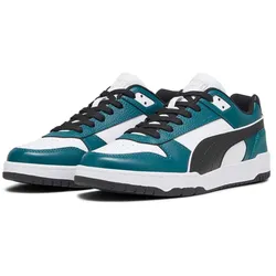 PUMA RBD Game Low-Top Sneaker 21 - PUMA white/PUMA black/malachite/PUMA gold 42.5