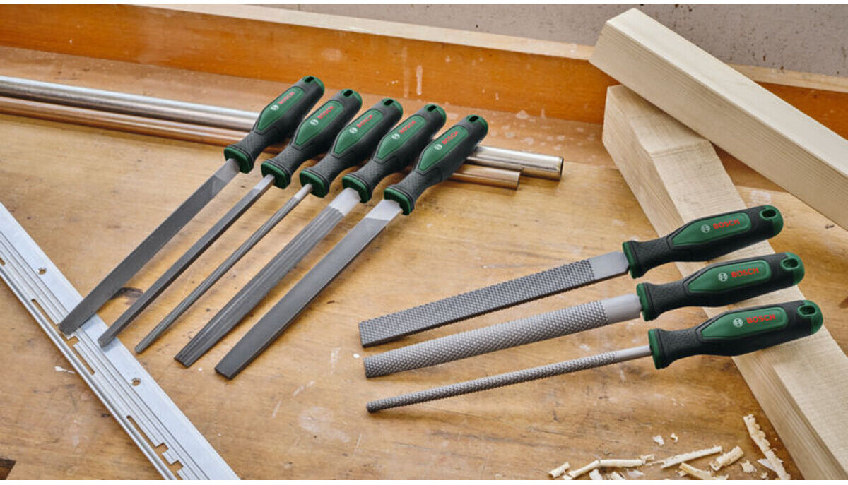 Bosch Handwerkzeuge Metall-Flachfeile 200 mm / 8" (1600A03DR7)