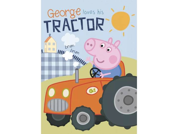 Peppa Pig fleece Plaid George Pig - 100 x 140 cm