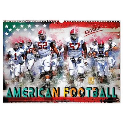 American Football extrem (Wandkalender 2027 DIN A3 quer), CALVENDO Monatskalender