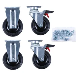 KS TOOLS Rollen-Satz zu PERFORMANCEplus Werkstattwagen inkl. Schrauben - 873.5008-R014P