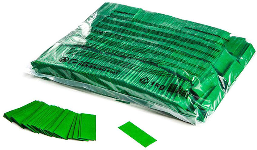 MagicFX Magic Fx Slowfall Konfetti Rechteckig 55x17mm - Dunkelgrün 1kg