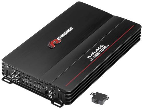 Renegade RXA1500 5-Kanal Endstufe 1500W Lautstärke-/Bass-/Höhen-Regelung Passend für (Auto-Marke): Universal
