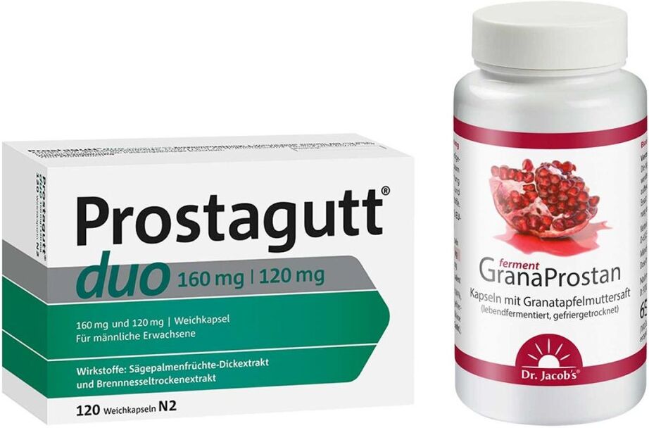 Prostagutt Duo & Doktor Jacob's Granaprostan Granatapfelsaft-Ext
