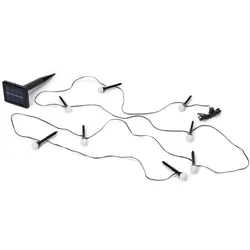 Tchibo - Solar-Bodenlichterkette - schwarz