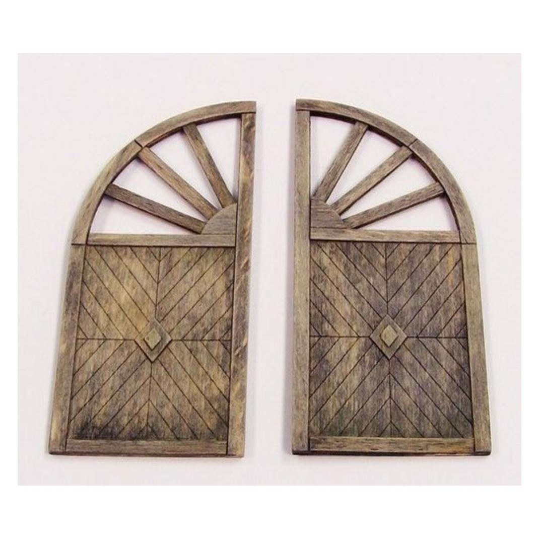 Plus Model Wooden gate - round (23800379)