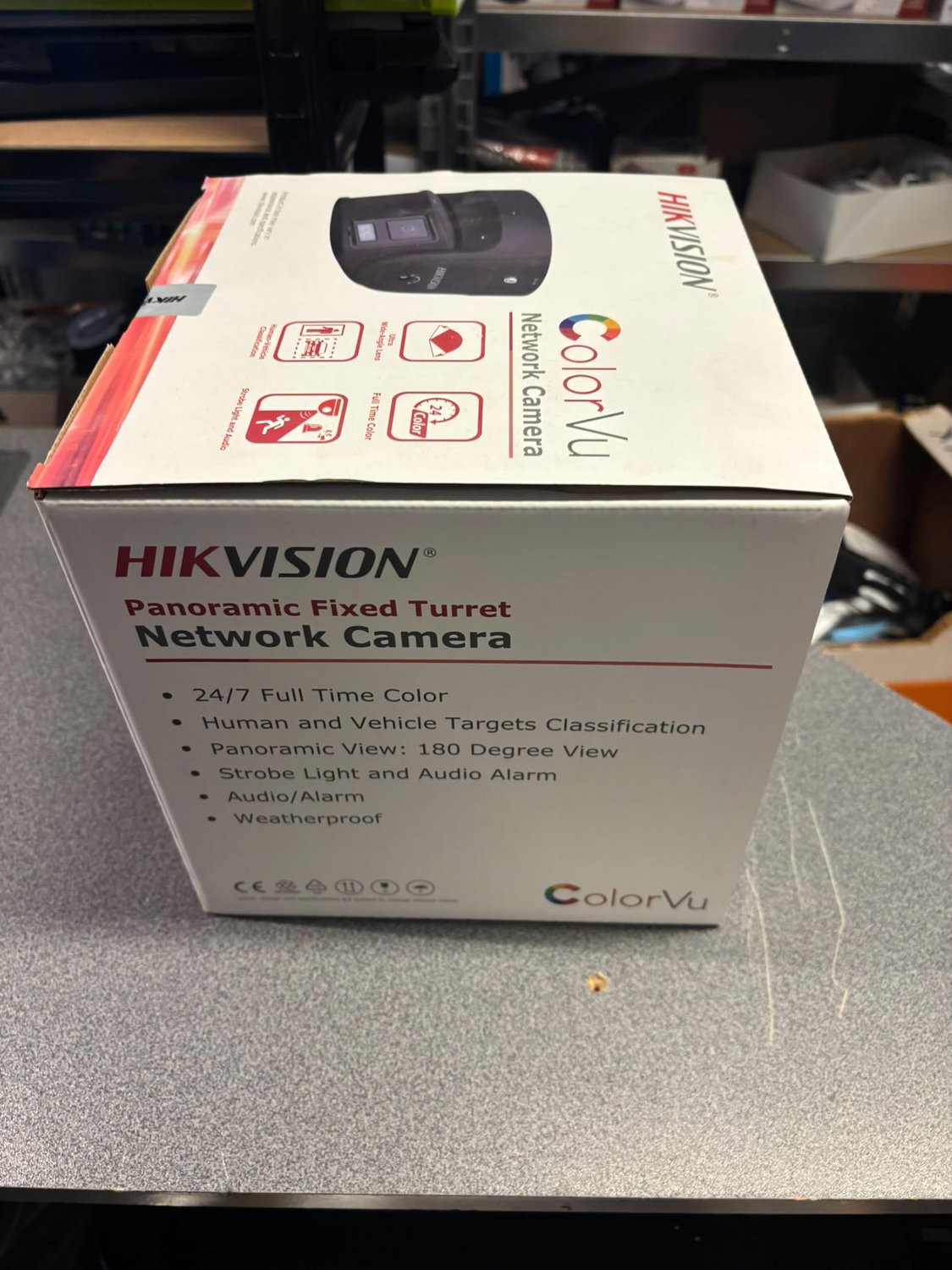 Hikvision panoramische vaste turret netwerkcamera