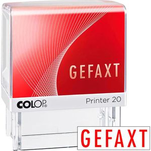 Colop Printer 20 Textstempel GEFAXT