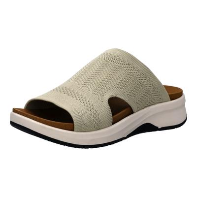 Sandale JOSEF SEIBEL "Estelle 16, beige", Damen, Gr. 37, beige, Obermaterial: 100% Textilmaterial TEXMAT., Schuhe Sandale