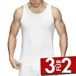 JBS of Denmark Organic Cotton Singlet Weiß Ökologische Baumwolle Medium Herren