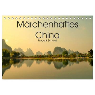 Märchenhaftes China (Tischkalender 2026 DIN A5 quer), CALVENDO Monatskalender