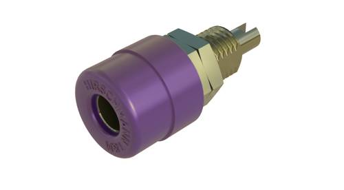 Hirschmann Test & Measurement BIL 20 Au vi Laborbuchse Buchse, Einbau vertikal Stift-Ø: 4mm Violett