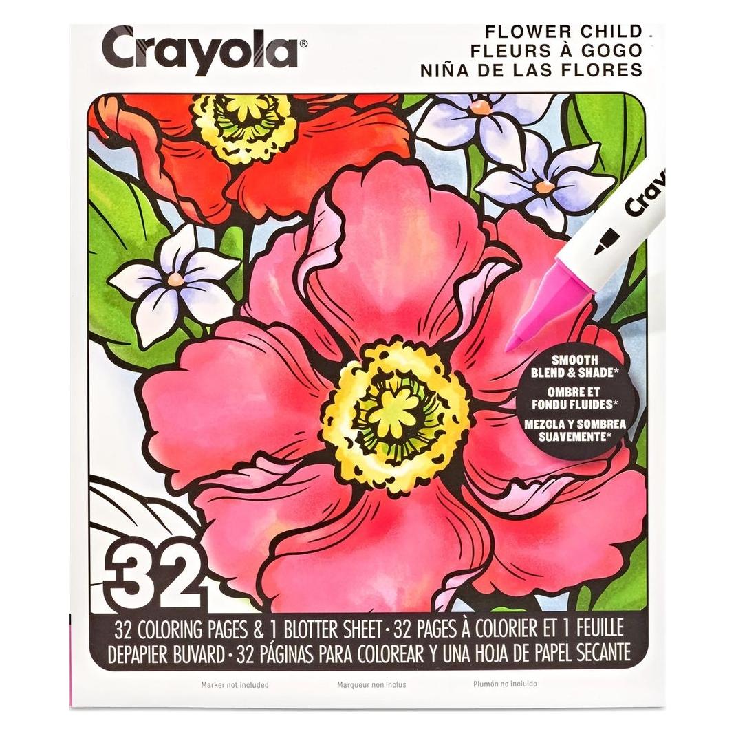 Crayola Ausmalbuch Flower Power (04-7069)