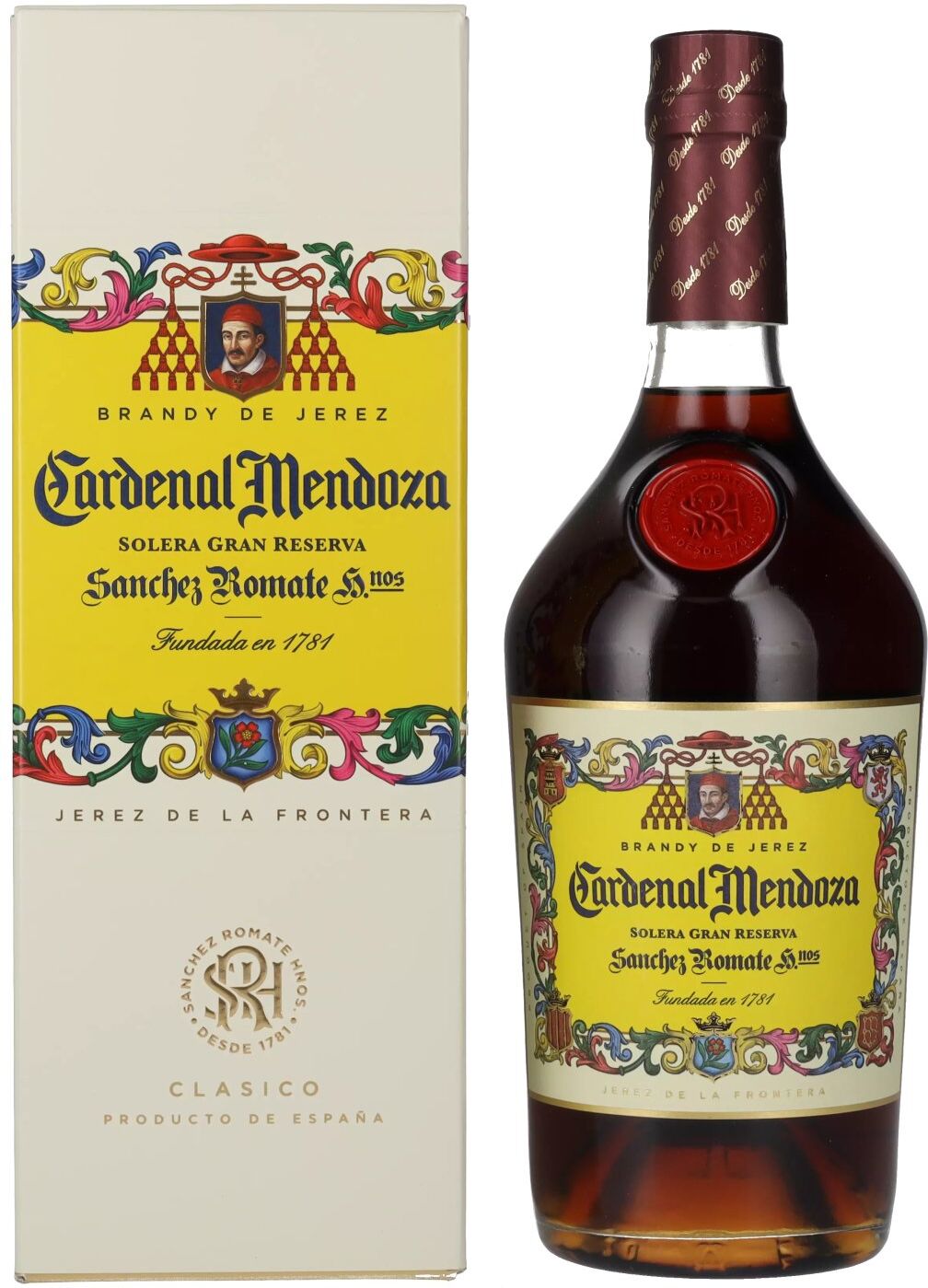 Cardenal Mendoza Brandy de Jerez 40% Vol. 0,7l in Geschenkbox