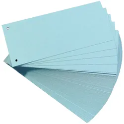 Herlitz 10843480 Trennblatt Karton Blau 100 Stück(e)