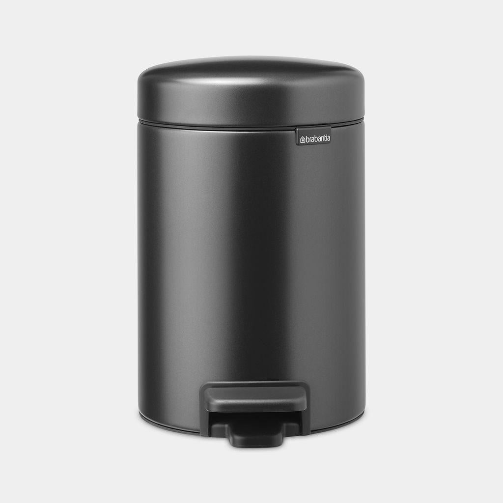 Brabantia Newicon vershoudbakje, 3 liter, antracietgrijs
