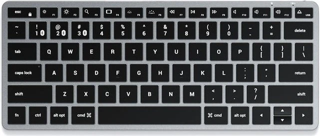 Satechi Slim X1 Bluetooth BACKLIT Wireless Keyboard - Space Grey - US