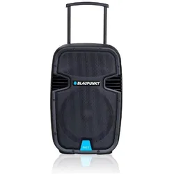 Blaupunkt PA12 Tragbarer Lautsprecher Tragbarer Stereo-Lautsprecher (3.50 h), Bluetooth Lautsprecher, Schwarz