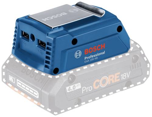 Bosch Professional GAA 18V-48 USB-Ladestation 06188000L6 ohne Akku, ohne Ladegerät