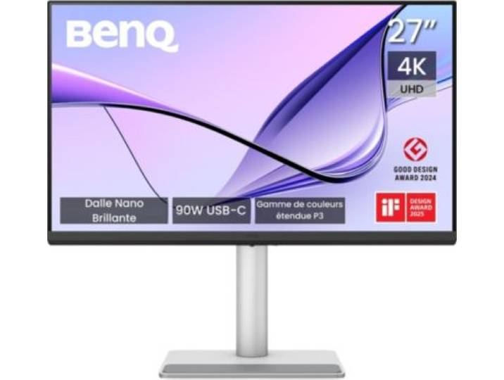 Benq - Ecran Pc 4k Ma270up 27'' Nano Ips 4k Uhd Hdr Usb-C 90w