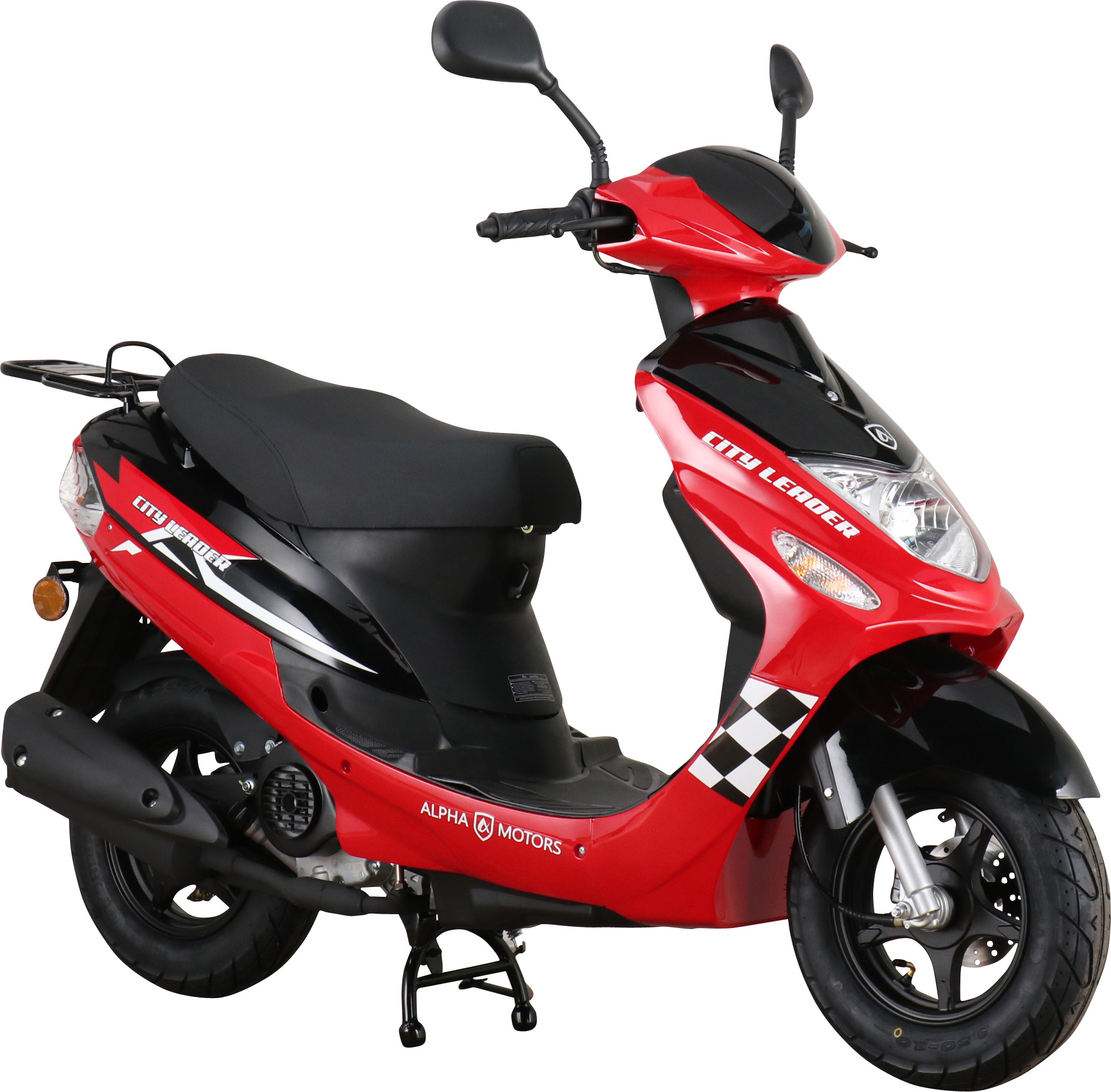 Mofaroller CityLeader 50 ccm 25 kmh EURO 5 rot