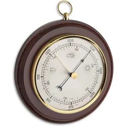 TFA Barometer, Wetterstation, Weiss, Braun