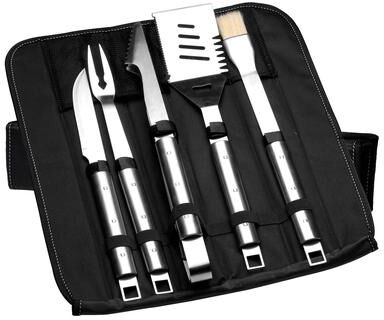 BergHOFF Cubo 6Pc Stainless Steel BBQ Set with Folding Bag