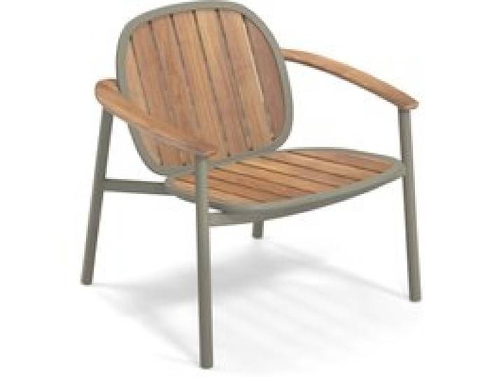 Emu - Twins Loungesessel Alu Teak