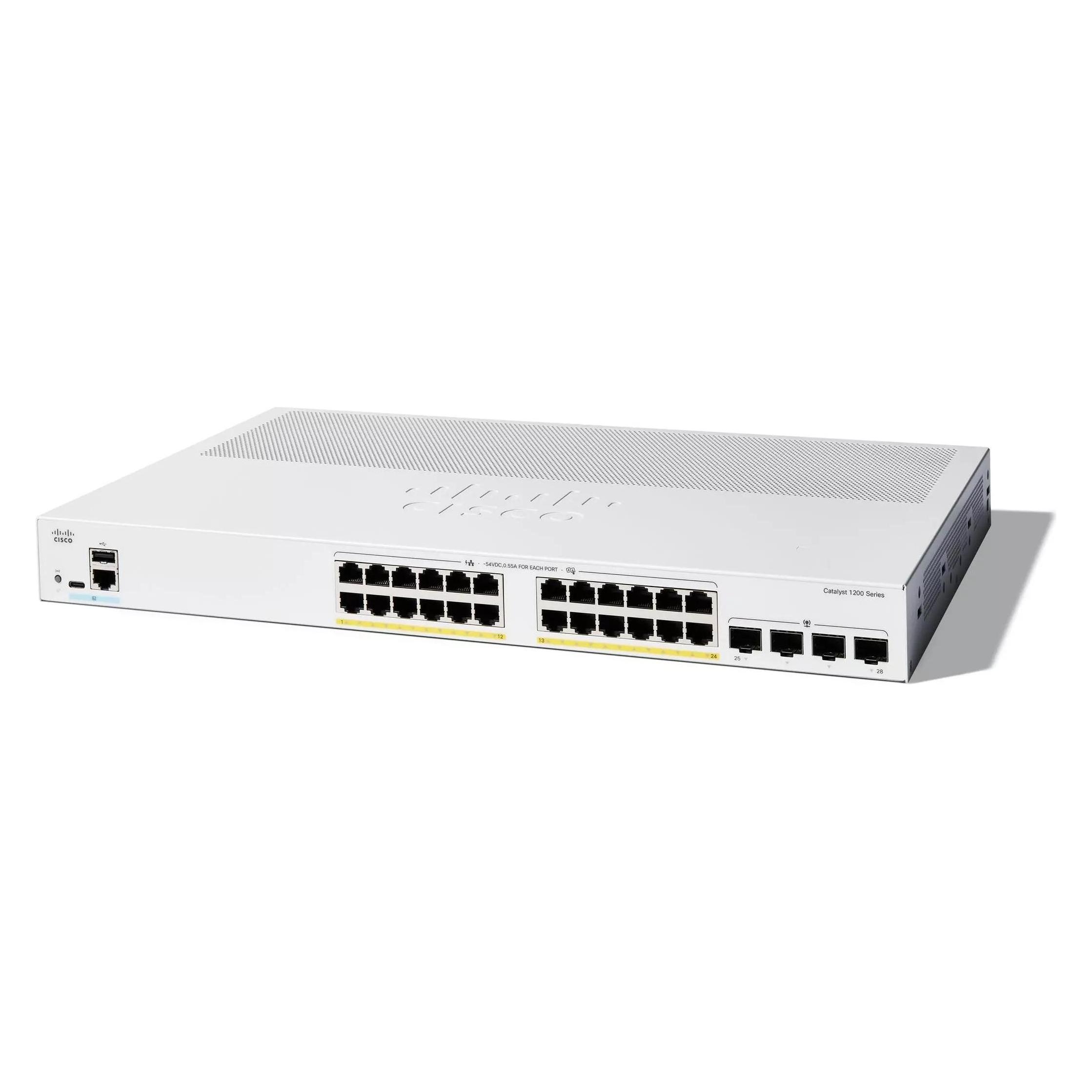 Cisco CATALYST 1200 24-PORT GE FULL (24 Ports) (C1200-24FP-4G)