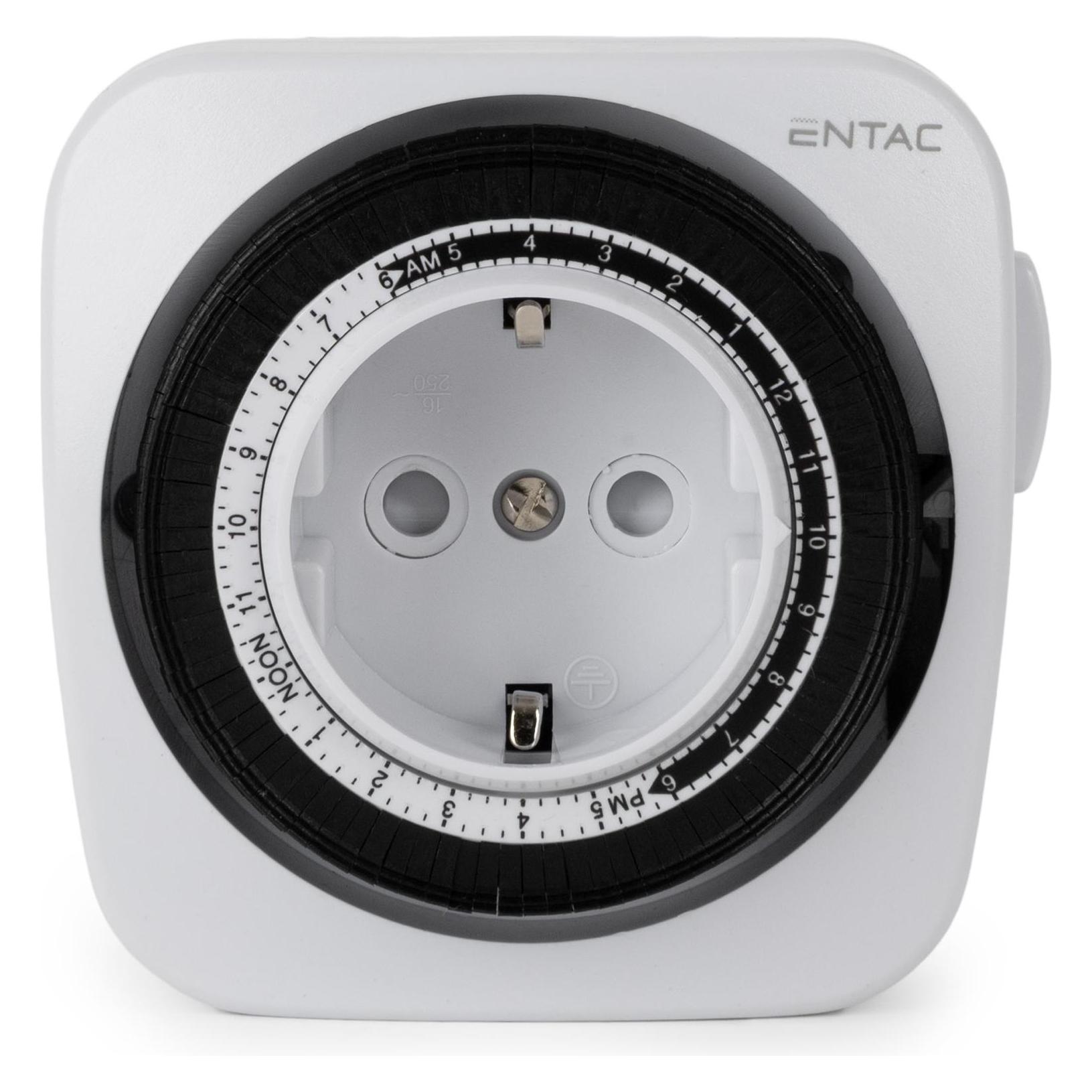 Entac Mechanischer Timer Mini 24 Stunden 48 Programme (Typ F) (EMTM24-1E)