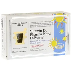 Vitamin D3 Pharma Nord 20 μg Kapseln 120 St