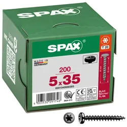 SPAX® T20 Halbrundkopf BLAX Universalschrauben, 5 x 35 mm
