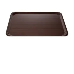 Cambro Capri laminiertes Serviertablett Mahagoni 46x36cm